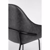 Liberta-Maison Tosca Karekla Poluthrona Ggri Mavro Mat 62x63x90.5cm 03-1192
