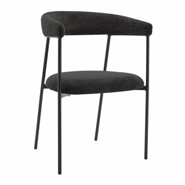 Liberta - Maison ECLIPSE Καρέκλα Μαύρη 52x51x83cm 03-1196