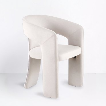 Liberta - Maison COCO Καρέκλα Πολυθρόνα Beige Ανοιχτό 60x56x81cm 03-1219