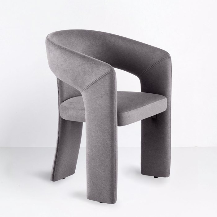 Liberta - Maison COCO Karekla Poluthrona Ggri Skouro 60x56x81cm 03-1220