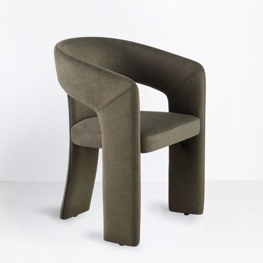 Liberta - Maison COCO Καρέκλα Πολυθρόνα Λαδί 60x56x81cm 03-1221