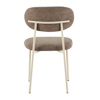 Liberta-Maison Velluto Karekla Mocha Latte 47x45x80cm 03-1281