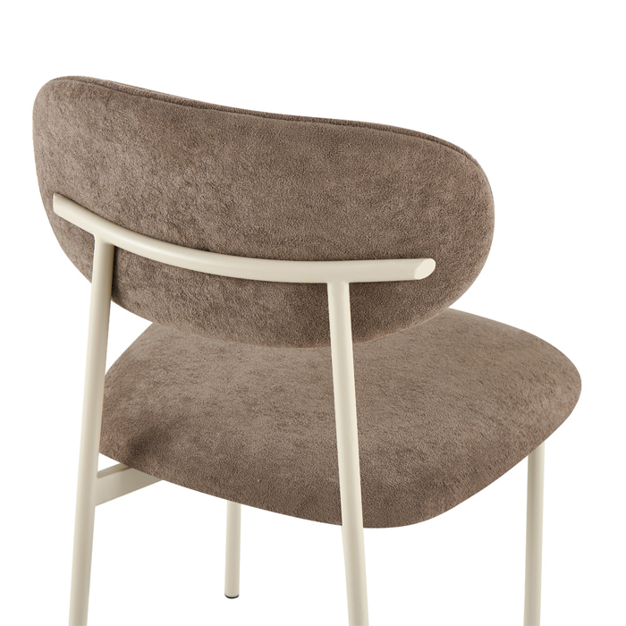 Liberta-Maison Velluto Karekla Mocha Latte 47x45x80cm 03-1281