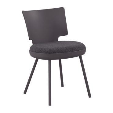 Liberta-Maison Corpo Καρέκλα Γκρι 46x56x73cm 03-1310