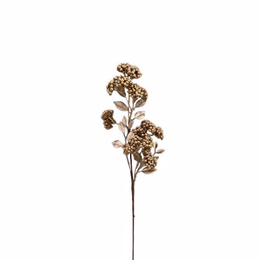 Liberta - Maison XMAS BRANCH 3 Κλαδί Foam Polyester Χρυσό 53cm 030327