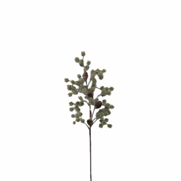 Liberta - Maison XMAS BRANCH 14 Κλαδί PVC Κουκουνάρι Πράσινο 56cm 030338