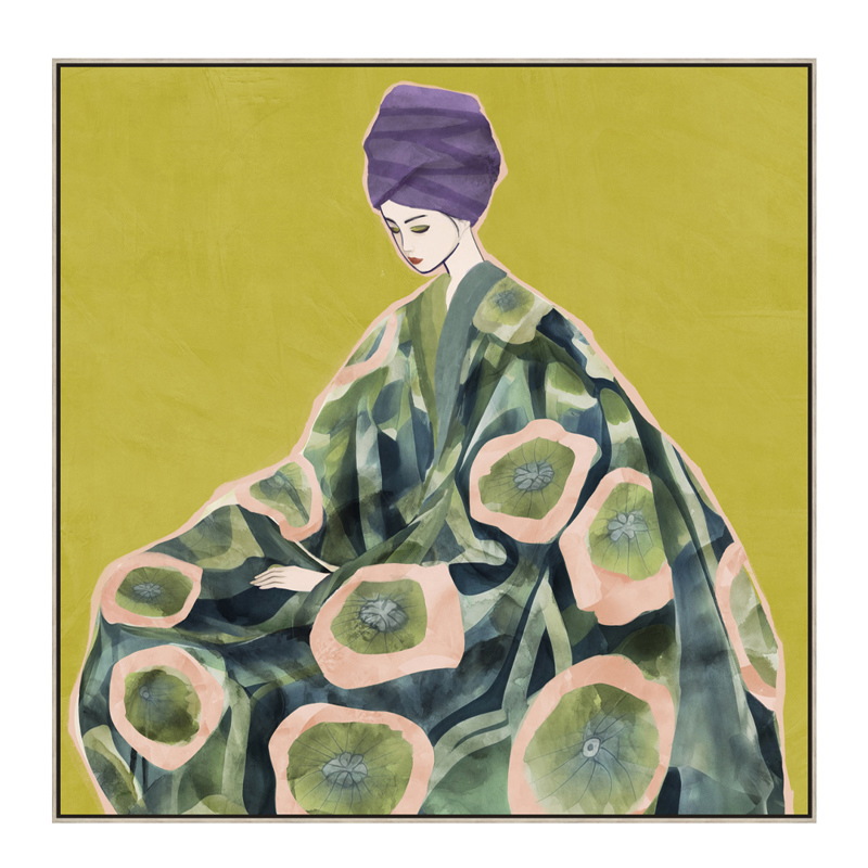 Liberta - Maison FLORAL LADY Πίνακας Καμβάς Πολύχρωμος 