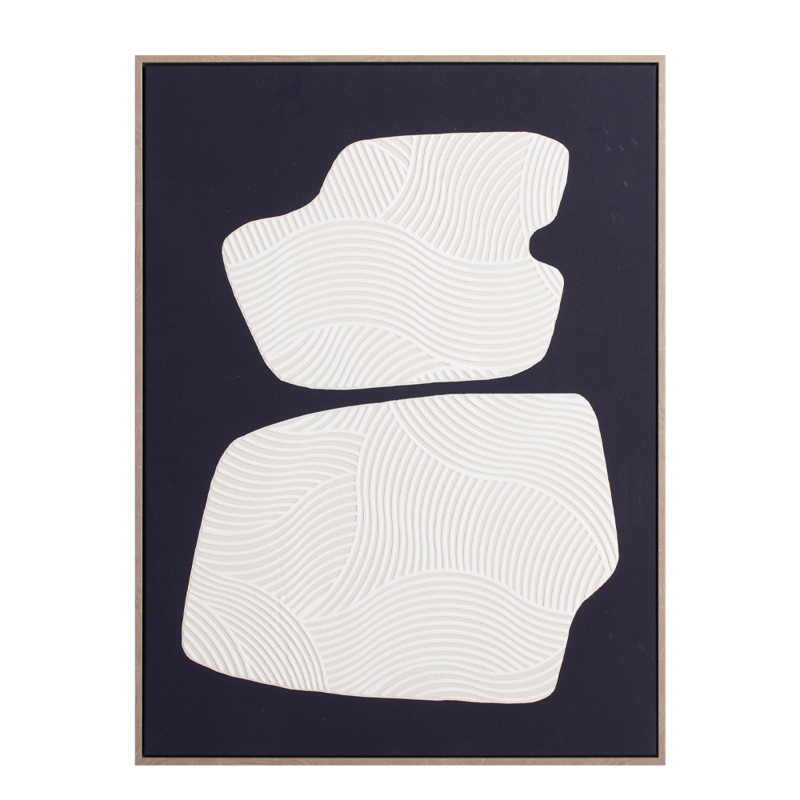 Liberta - Maison BOUNDLESS ART Πίνακας Λινό Μαύρο/Λευκό