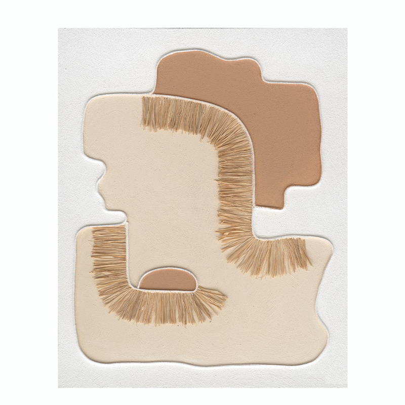 Liberta - Maison BOHO STYLE Πίνακας Καμβάς Μπεζ με Ξύλο