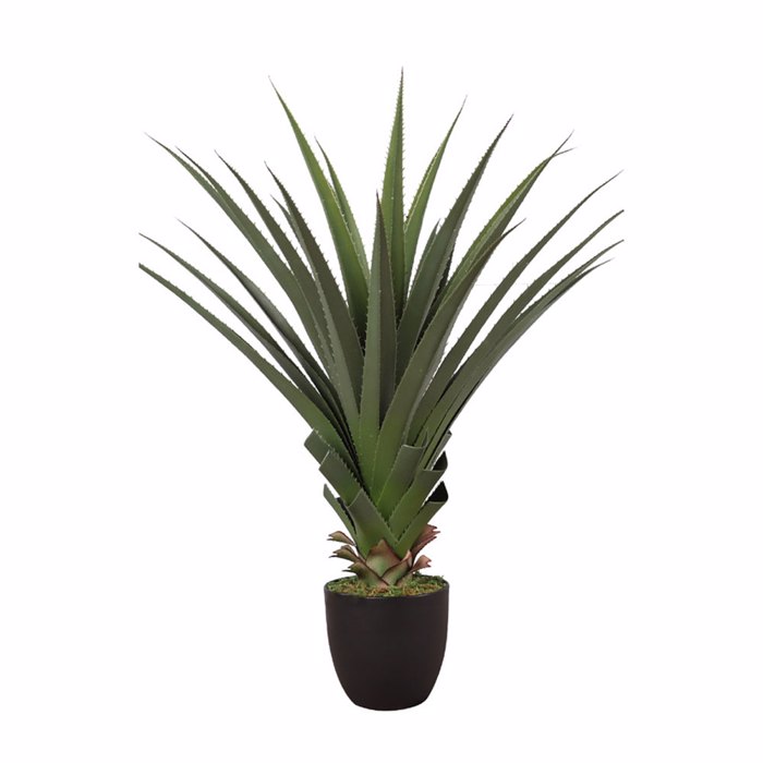 Liberta-Maison Agave Futo Texnito se Gastra 90cm PVC Prasino Mavro Tsimento 030828