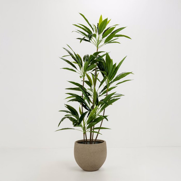 Liberta - Maison VELVET TREE Dentro Texnito PVC Prasino se Mavri Tsimentenia Gastra 140cm 030849