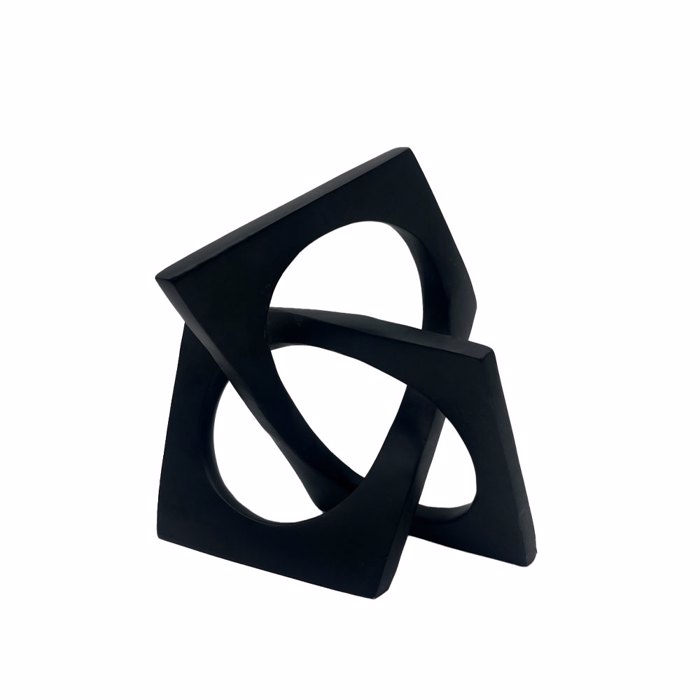 Liberta - Maison COMPLEX Diakosmitiko Kompos Polyresin Mavro 22x14x23cm 031104