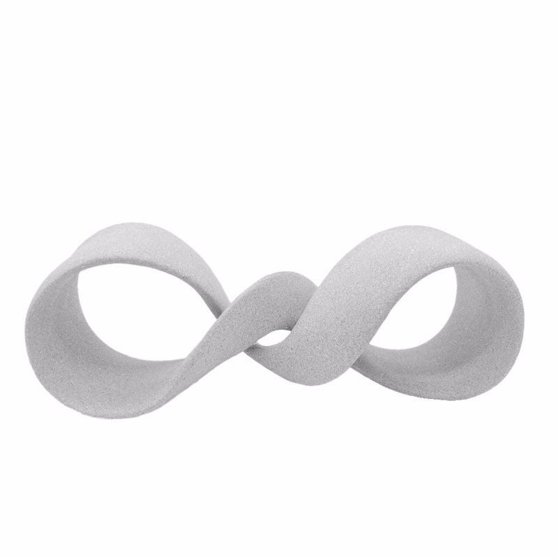 Liberta - Maison LACING Διακοσμητικό Κόμπος Polyresin Λευκό 37x12x15cm 031106