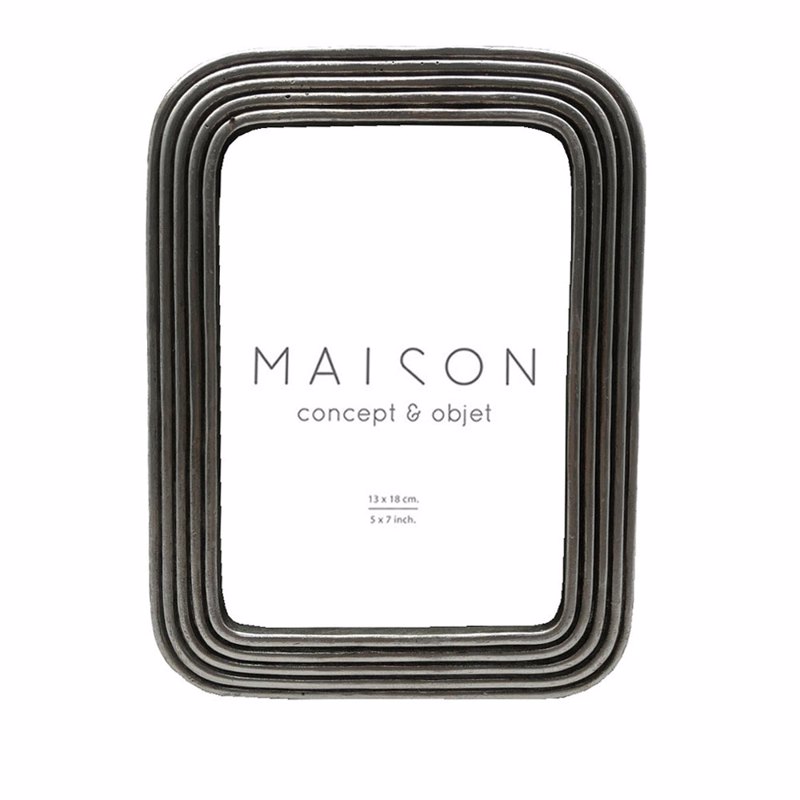 Liberta-Maison EDAN Κορνίζα 17x2x22cm Polyresin Ασημί Γ