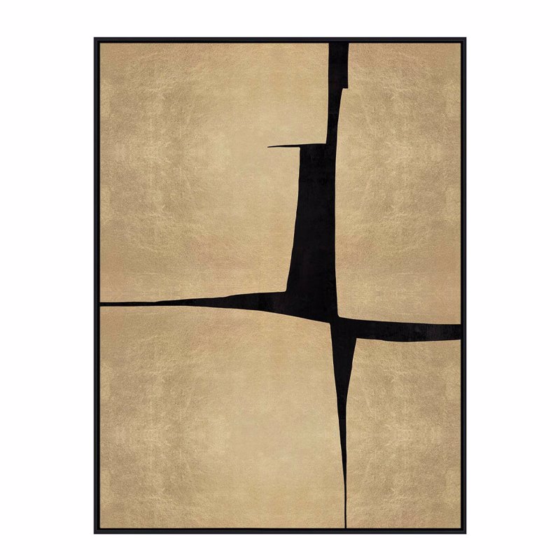 Liberta - Maison ATTRACTION Πίνακας Καμβάς/MDF Χρυσό/Μα