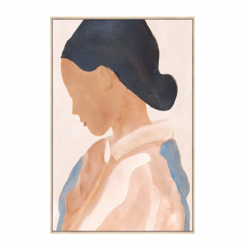 Liberta - Maison THINKING Πίνακας Καμβάς Πολύχρωμος MDF Φυσικό 80x4x120cm 031440