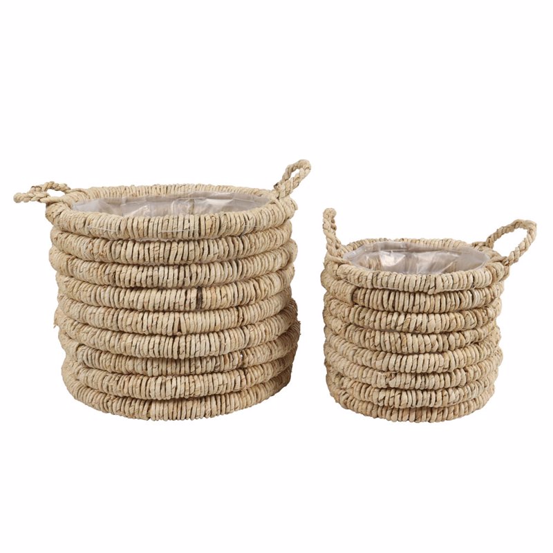 Liberta-Maison Theros Καλάθι 35x35x27cm Seagrass Φυσικό 031529