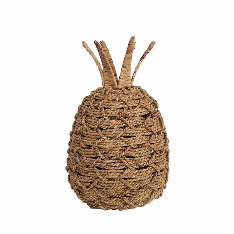 Liberta-Maison Thasos Διακοσμητικό Ανανας 20x20x30cm Seagrass Φυσικό 031571