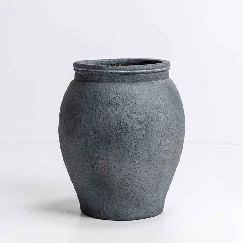 Liberta - Maison VESUVIUS Γλάστρα από MgO Γκρι Φ30x37cm 031643