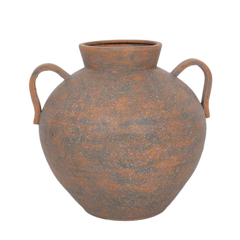 Liberta - Maison HYDRA Βάζο Μεταλλικό Terracotta/Γκρι 3