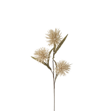 Liberta - Maison AROMA ESSENCE Τεχνητό Λουλούδι Foam Μπεζ/Πράσινο PVC 63cm 031728