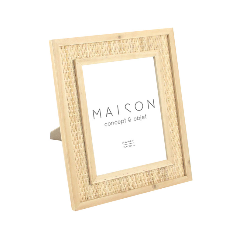 Liberta-Maison Kamira L Κορνίζα 32x2x37cm Rattan Φυσικό