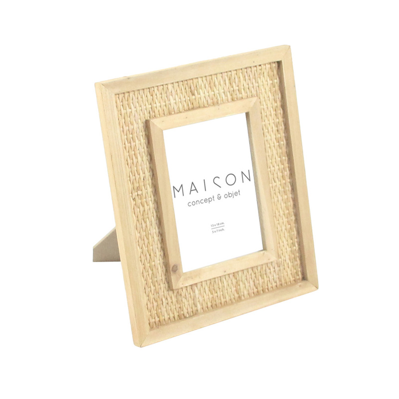 Liberta-Maison Kamira S Κορνίζα 25x2x30cm Rattan Φυσικό