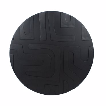 Liberta - Maison ASPIS Διακοσμητικό Τοίχου Μεταλλικό Μαύρο Φ75cm 032117