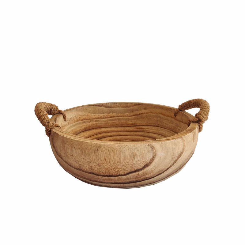 Liberta-Maison Kengo Μπώλ Διακόσμησης 35x35x12cm Ξύλο Φυσικό 032231