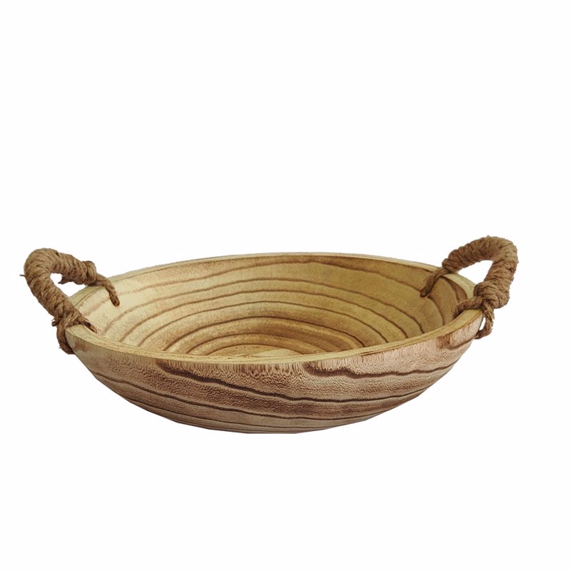Liberta-Maison Kengo Μπώλ Διακόσμησης 35x35x8cm Ξύλο Φυσικό 032232