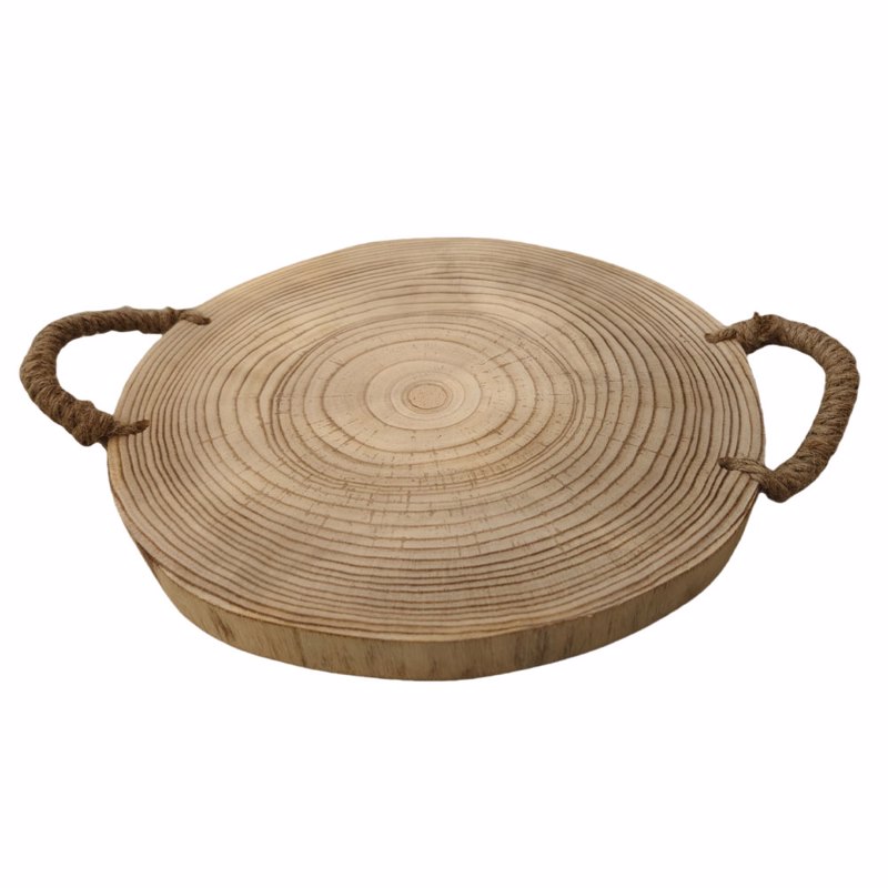 Liberta-Maison Kengo Δίσκος Διακόσμησης 39x39x4cm Ξύλο Φυσικό 032233