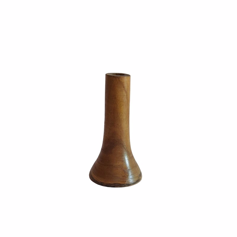 Liberta-Maison Cedar Βάζο 11x11x21cm Ξύλο Καφέ 032241