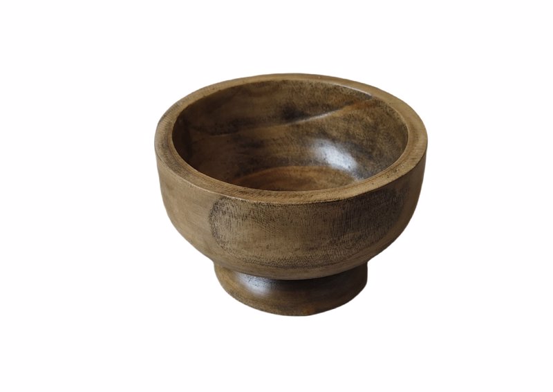 Liberta-Maison Cedar Μπώλ Διακόσμησης 22x22x14cm Ξύλο Καφέ 032259