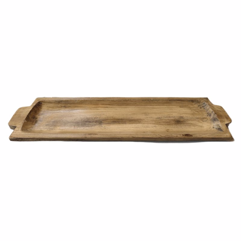 Liberta-Maison Cedar Δίσκος Διακόσμησης 89x26x4cm Ξύλο Καφέ 032260