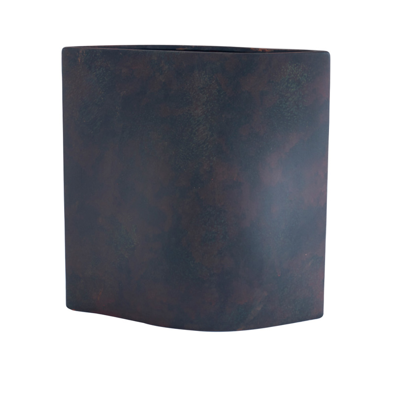 Liberta - Maison ARIADNE Βάζο Κεραμικό Ανθρακί/Καφέ 35x