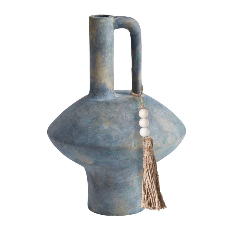 Liberta - Maison FENDRA Βάζο Κεραμικό Γκρι/Μπεζ Φ19x27cm 032300