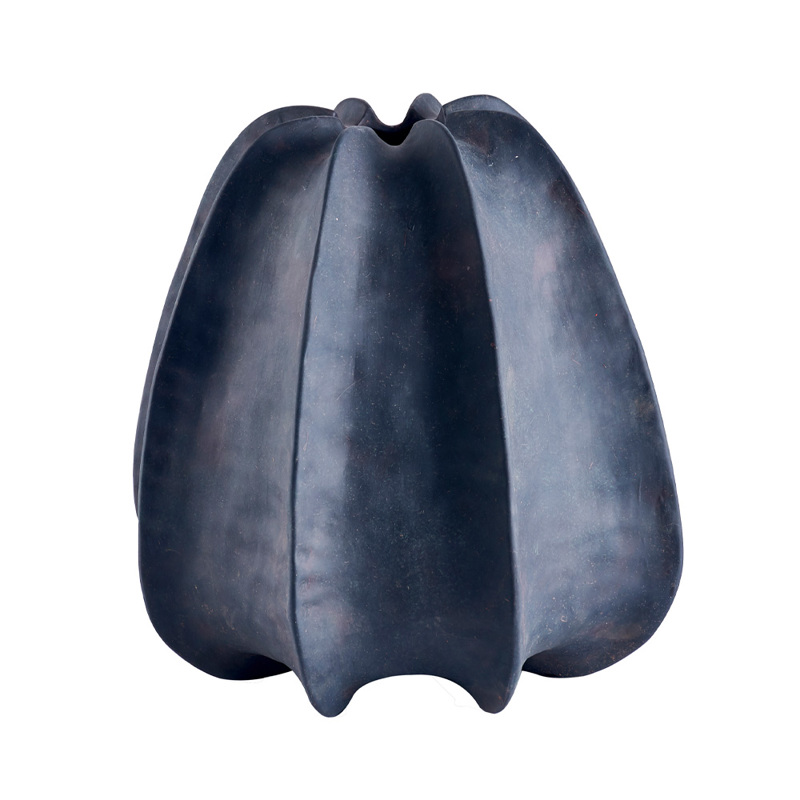 Liberta - Maison THALIS Βάζο Κεραμικό Μαύρο Φ34x34cm 032303