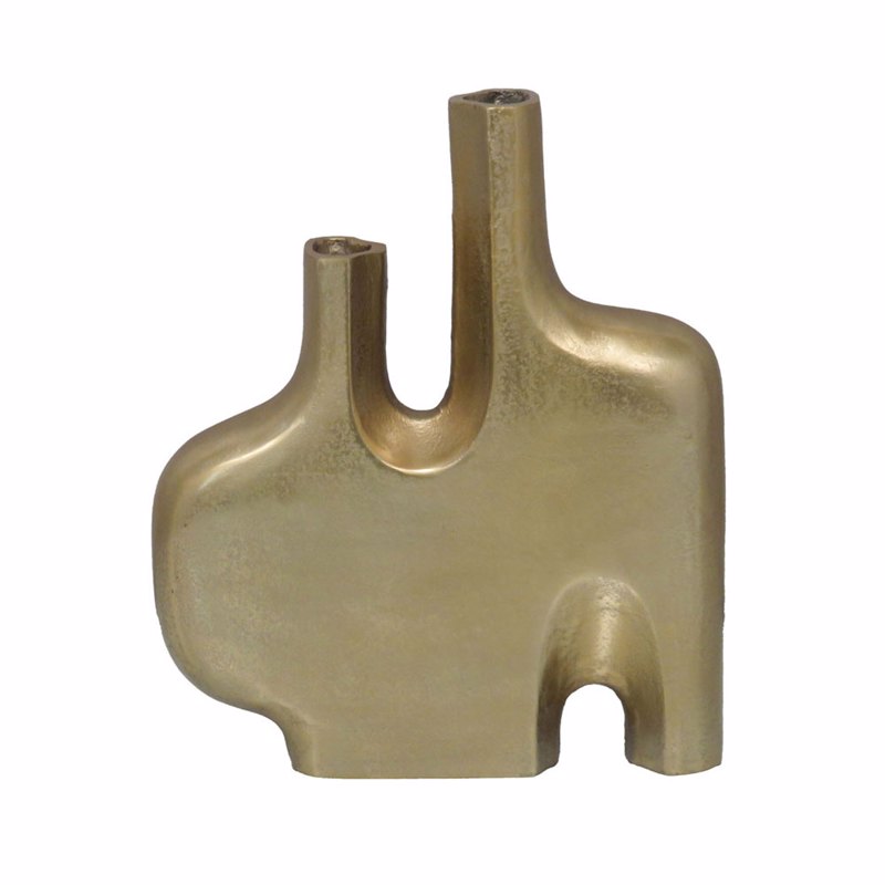 Liberta - Maison BRONTIE Βάζο Αλουμινίου Χρυσό 30x7x36c