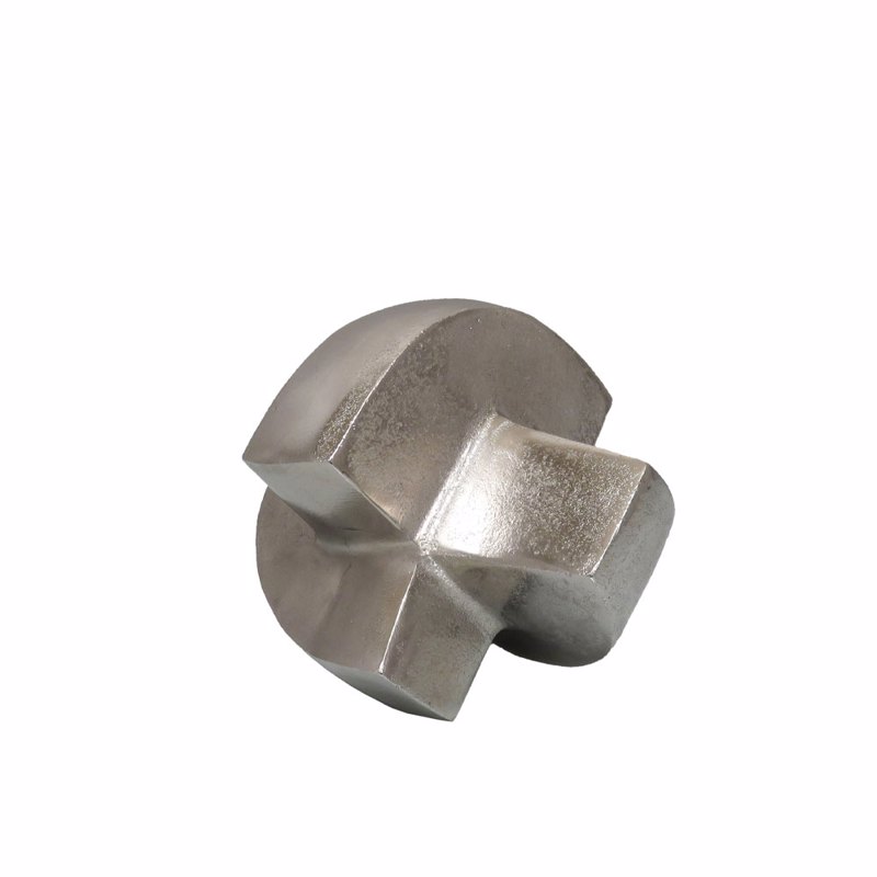 Liberta-Maison Brontie Διακοσμητικό Κόμπος 20x19x19cm Αλουμίνιο Ασημί 032499