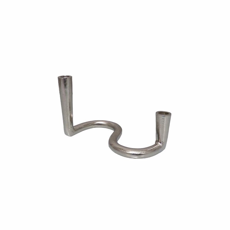 Liberta-Maison Calan Κηροπήγιο 24x13x16cm Αλουμίνιο Ασημί 032506
