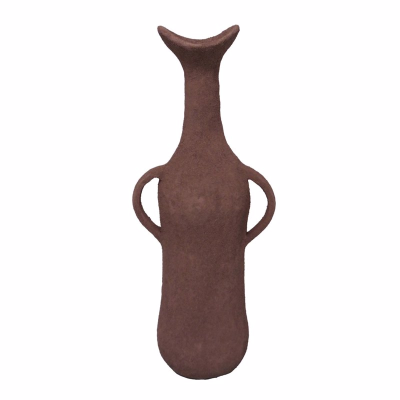 Liberta - Maison NATHEN Βάζο Αλουμινίου Terracotta 13x9x33cm 032514