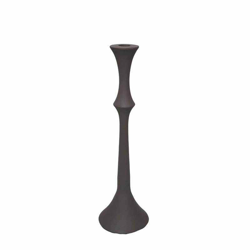 Liberta-Maison Finton Κηροπήγιο 11x11x38cm Αλουμίνιο Mud 032542