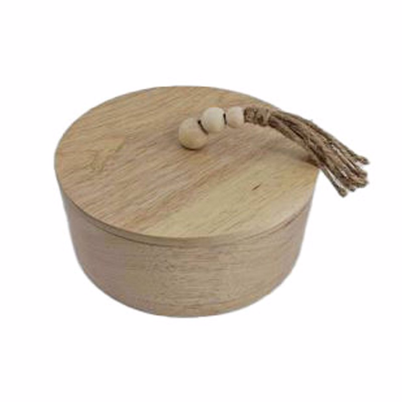 Liberta-Maison SONTO Κουτί Αποθήκευσης 20x20x8cm Ξύλο Φυσικό 032625