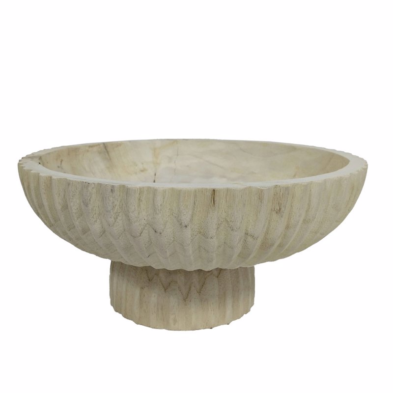 Liberta - Maison SONTO Μπωλ Ξύλινο Φυσικό με Βάση Φ30x1