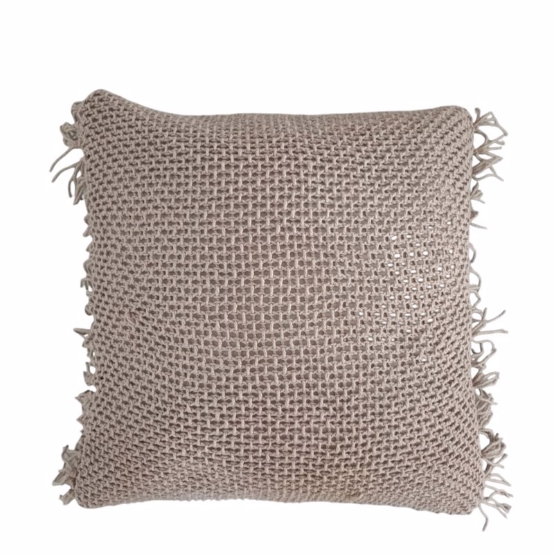 Liberta-Maison ARNAV Διακοσμητικό Μαξιλάρι 45x45cm Ύφασμα TAUPE Polyester 032796
