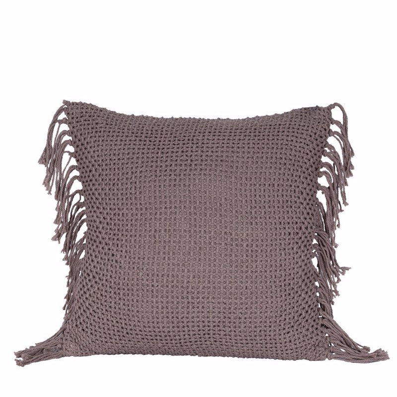 Liberta-Maison ARNAV Διακοσμητικό Μαξιλάρι 45x45cm Ύφασμα Γκρι Σκουρο Polyester 032797