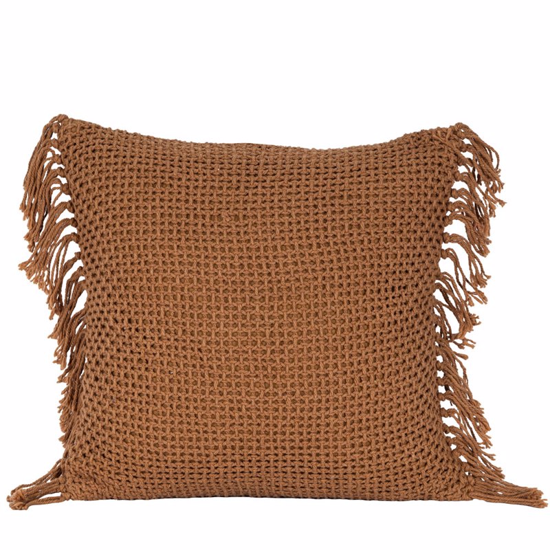 Liberta-Maison ARNAV Διακοσμητικό Μαξιλάρι 45x45cm Ύφασμα Caramel Polyester 032798
