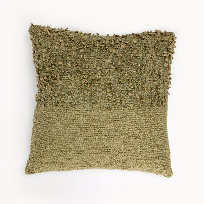 Liberta - Maison SIMPUL Διακοσμητικό Μαξιλάρι Ύφασμα Λαδί Polyester 45x45cm 032802