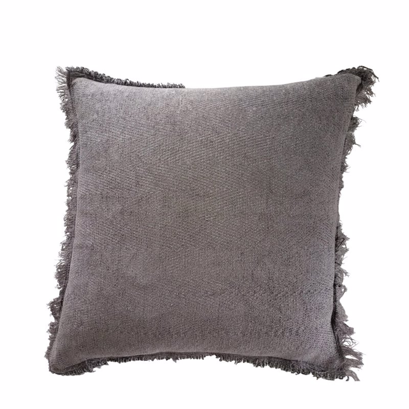 Liberta-Maison RASUL Διακοσμητικό Μαξιλάρι 45x45cm Ύφασμα Γκρι Polyester 032811