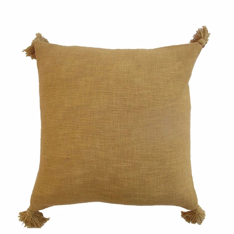 Liberta-Maison NIHAL Διακοσμητικό Μαξιλάρι 45x45cm Ύφασμα Μουσταρδι Polyester 032819
